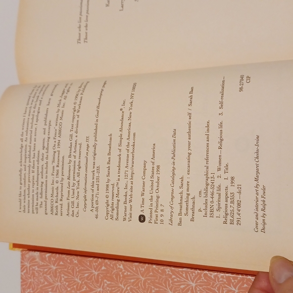 Sarah ban breathnach hardback books something more and simple abundance - Picture 6 of 9